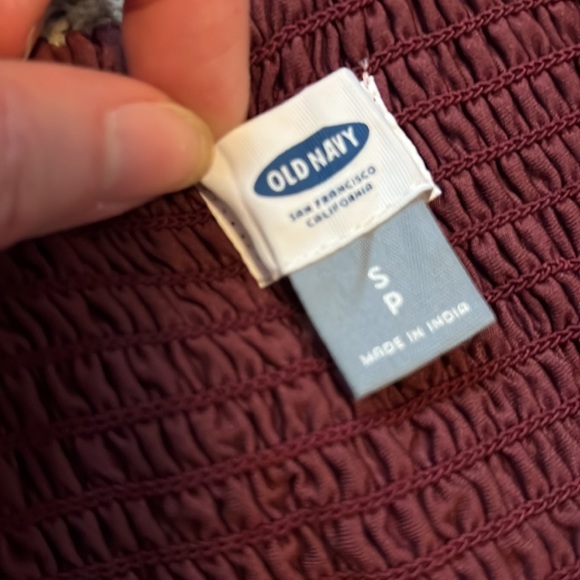 Old Navy size Small Maroon/Burgundy sundress - Picture 3 of 5